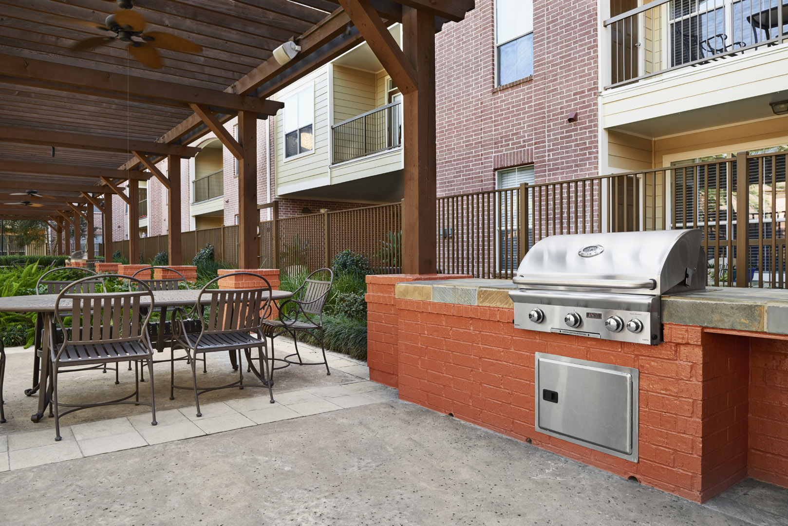 Outdoor Grills and Dining Areas
