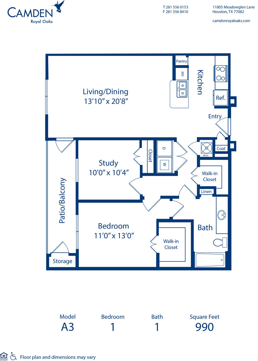 Floor Plans Camden Royal Oaks