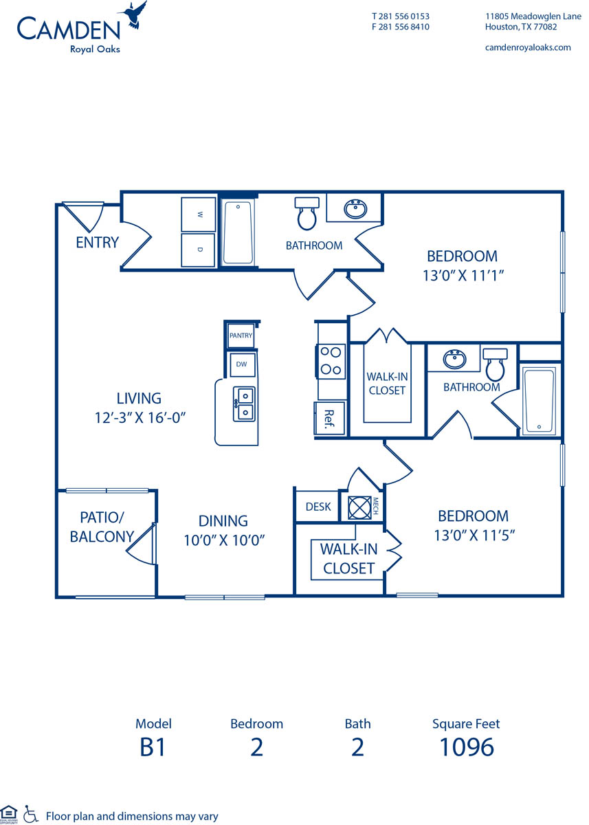 Floor Plans Camden Royal Oaks